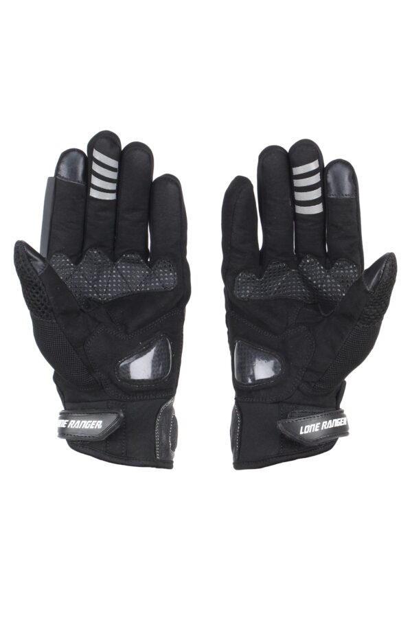 Lone Ranger Primo Pro Biker Hand Gloves – Grey/Black